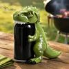 Atmosphere Desk Ornament Dinosaur Can Cover, Cute Animal Soda Holder for 375ml Cans, Novelty Picnic Gadget Plastic Drink Stand Desk, Fun Party