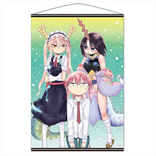 

Miss Kobayashi s Dragon Maid B2 Tapestry D [Thor & Elma & Kobayashi]