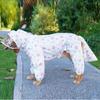 Full Wrap Cut Dog Four Leg Rain Coat Full Coverage Pet Rain Jacket  Outdoor Walking