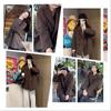 Women's Trendy Maillard Woolen Coat, 2025 Winter Collection - Cotton-Padded, Mid-Length, Petite Size