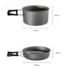 Camping Cookware Set Portable Durable Outdoor Cookware with Tableware Set