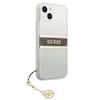Guess Guhcp13Skb4Gbr Iphone 13 Mini 5,4 Transparent Hardcase 4G Brown Strap Charm