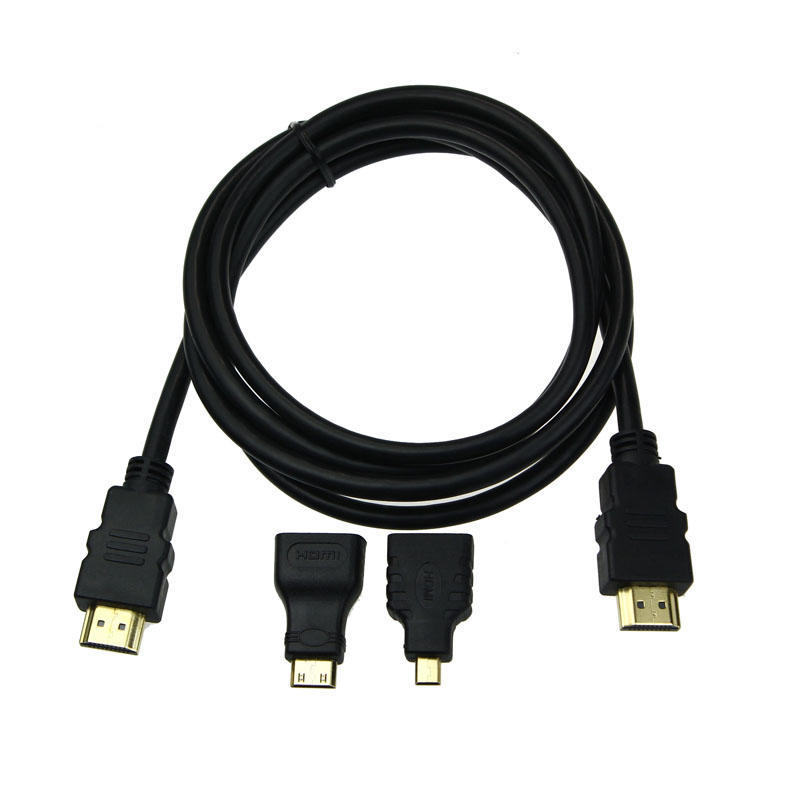

Многофункциональный кабель Ramidos HDMI-Mini Micro HDMI 1080P, адаптер-переходник, шнур