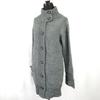 SPICK AND SPAN Knit Long Coat Women M Gray High Neck Cardigan Style(USED)