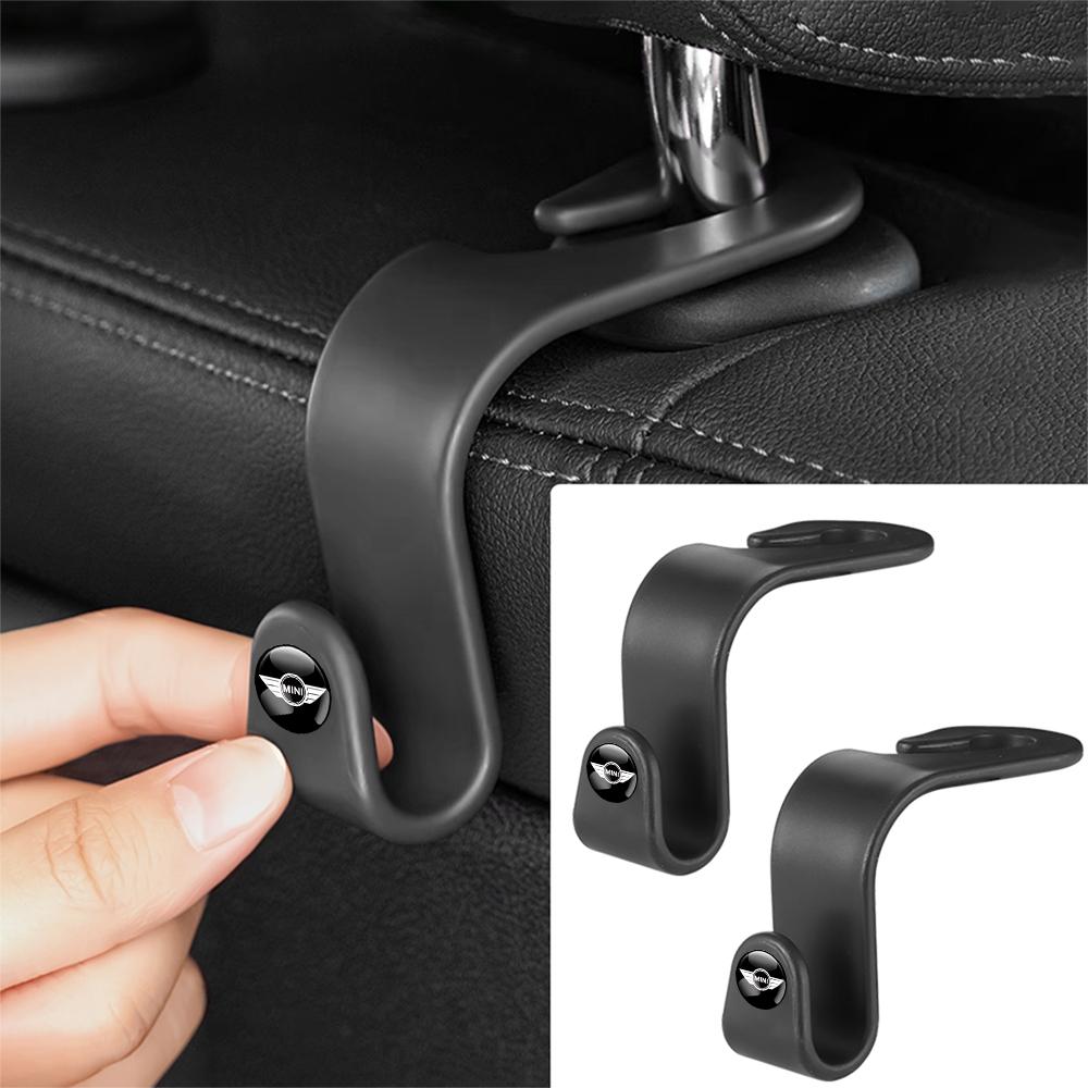 VRT4 2/4Pcs For MINI Cooper S JCW WORKS R55 R56 F55 F56 R57 R58 R59 R50 R60 Car Multi-functional Seat Back Hooks Hangers Accessories