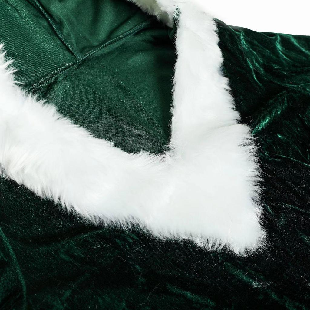 Auf Lager Weihnachts-Königin Kostümkleid für Damen für Erwachsene - Ideal für Fotos und Auftritte