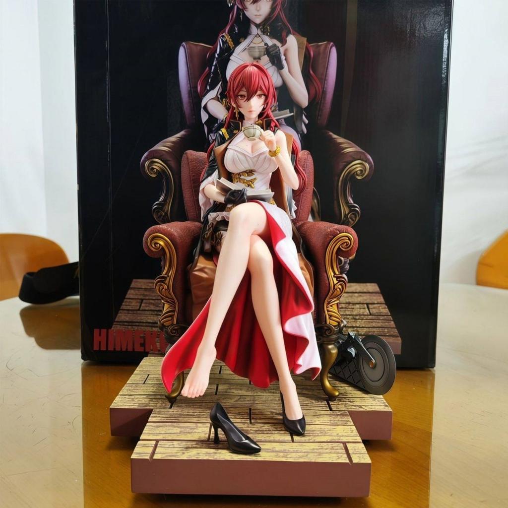 Honkai Star Rail Game Himeko Anime Figure Trailblazer Sitting Posture Himeko Figurine Collection Statue Model Ornament Toys Gift