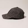 Inlichi Tweed Ball Cap - Black (Cement Black)