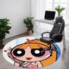 Powerpuff Girls Office Round Area Rug,  Under Office Chairs Bedroom Living Room Home Decor A0908198