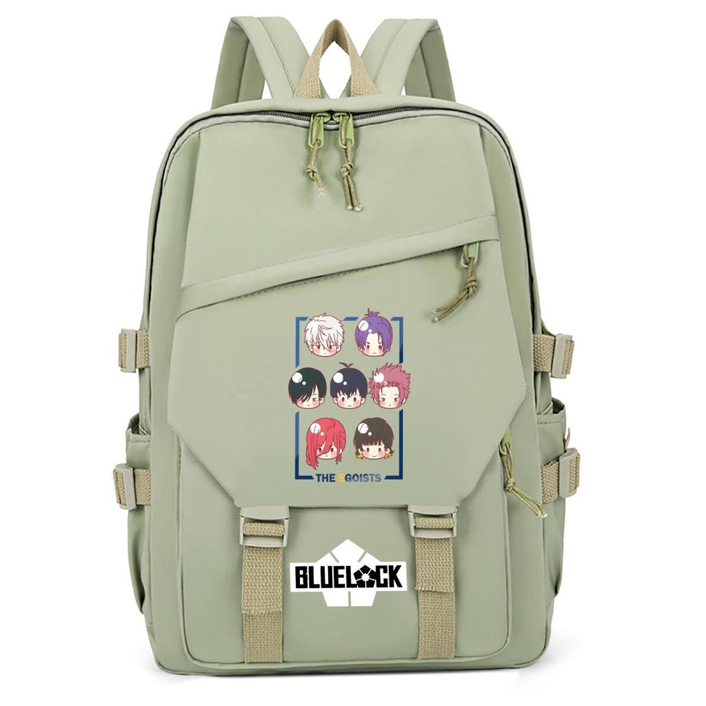 College Style Junior High School Student Backpack Animation Peripheral Printing Ridge Protection Student Schoolbag