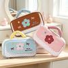 Large Capacity Pencil case Soft Handle Storage Bag Cute Style Pen Pouch  Student Use