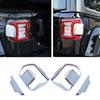ABS Chrome Rear Tail Light Lamp Cover Trim 4PCS for Jeep Wrangler JL 2018-