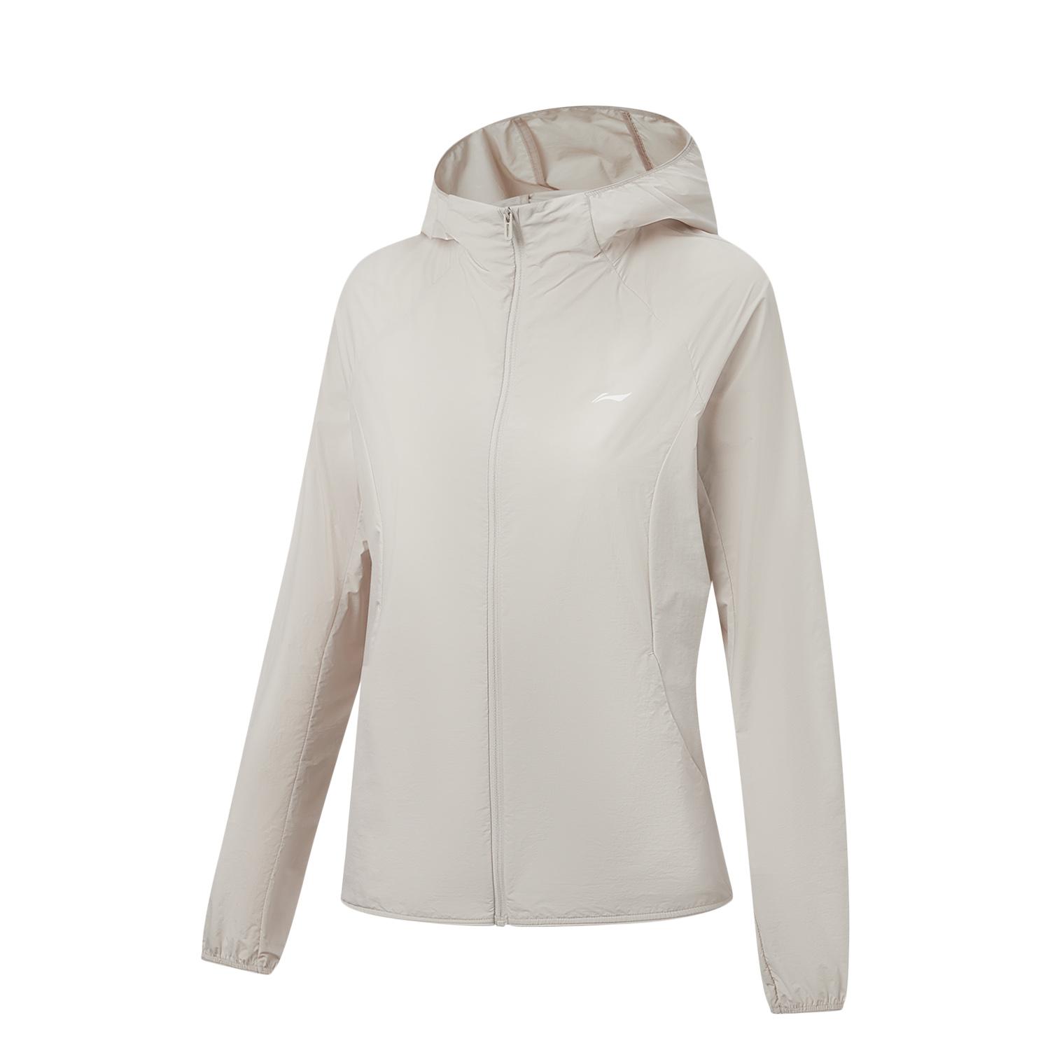 Li-Ning Plain Color Hooded Simple Comfortable Windbreaker Women outerwear AFDW464-2 S