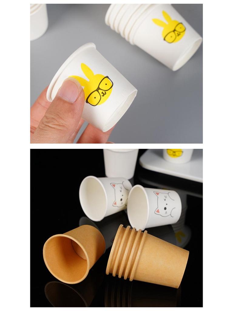 Custom Logo 1oz Disposable Paper Tasting Cups 