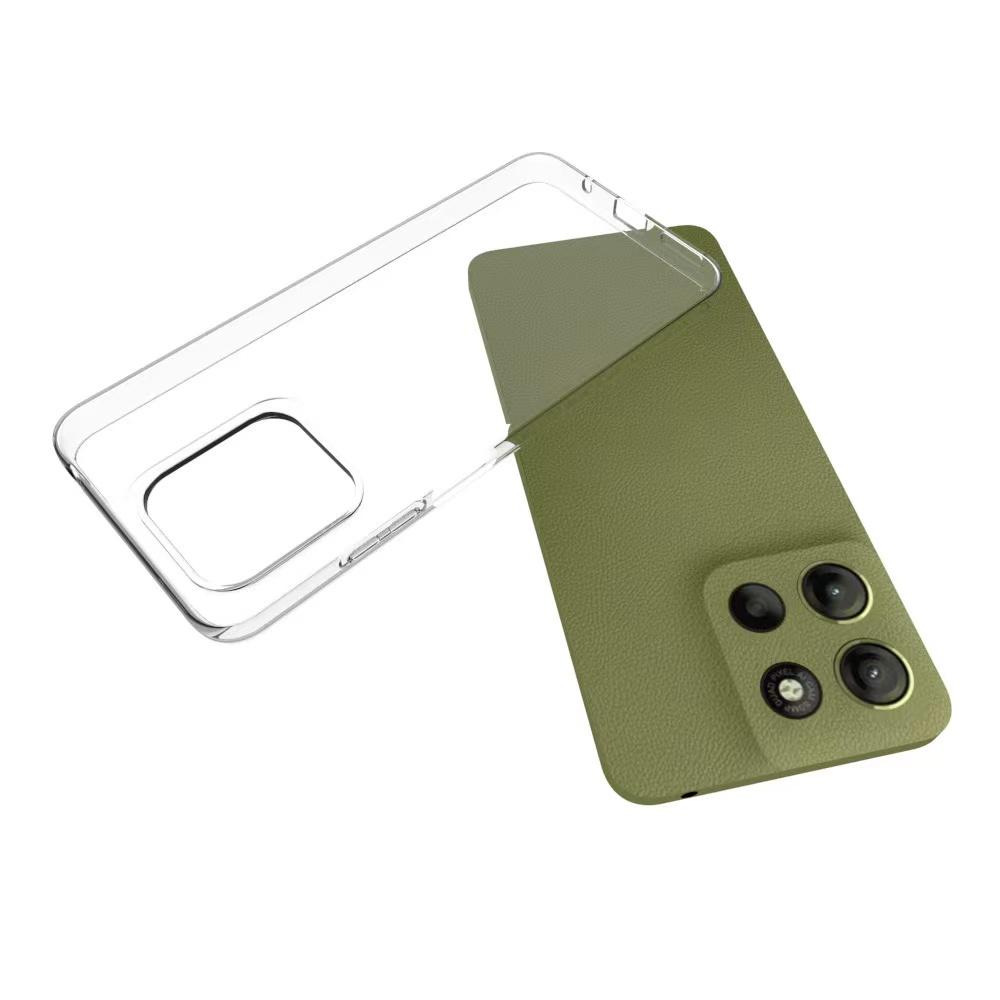 

For Motorola Moto G15 4G Case Slim Fit Transparent Soft TPU Phone Cover Style A