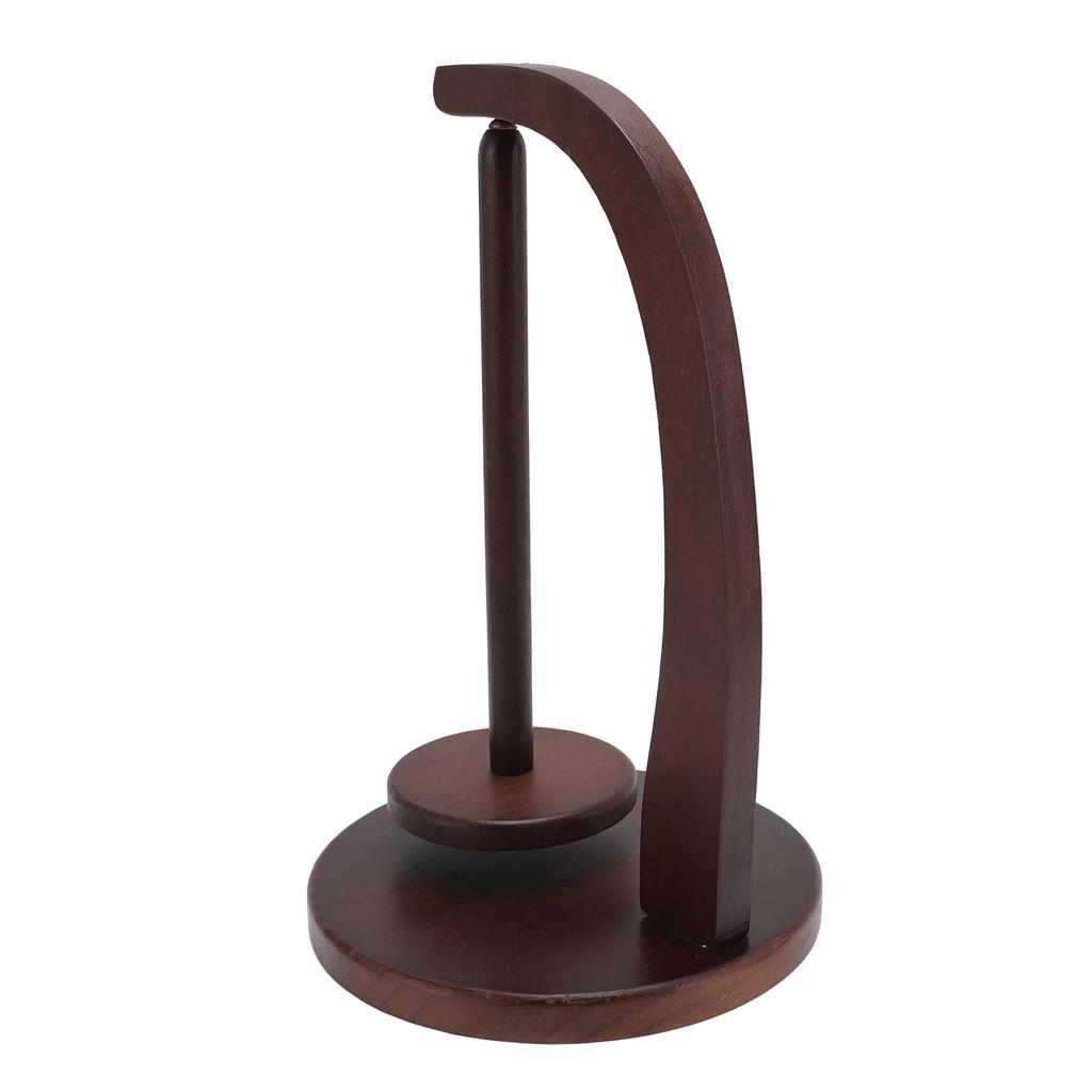 Yarn Holder Easy Installation Stable Structure Rotatable Wooden Yarn   Holder Yarn   for Crocheting Knitting