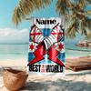 Personalized Customized Proof Beach Towel with CM Punk Pattern - Soft, Absorbent, Quick-drying, Perfect Swimming, Camping&bathing