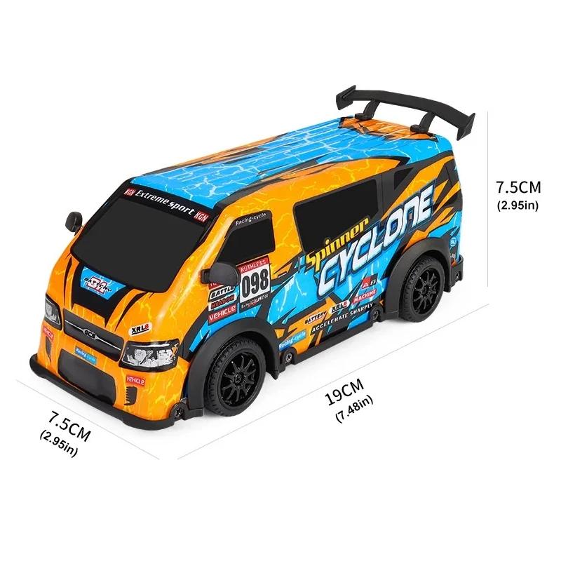Rc Drift Car 15Km/h Remote Control Truck 1/24 High-Speed Drifting Cool Lighting 4Wd Drive Competitive Model Electric Machine Toy