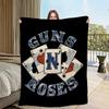Rock Band G-GUNS N R-ROSES Blanket For Sofa Room Microfiber Bedding Blanket office Travel Gift Home