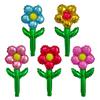 10pcs Aluminum Foil Daisy Rose Flower Balloon Romantic Five Petal Flower Balloon  Mother's Day