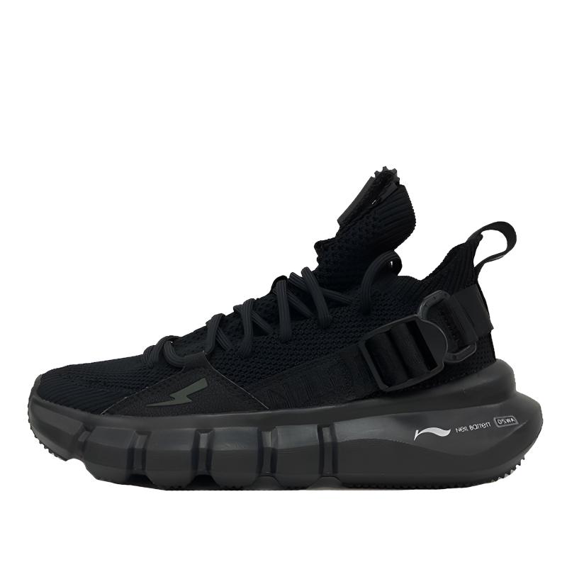 

New Neil Barrett x LiNing Essence 2.3 Mid-Top Casual Shoes Women s Black AGBQ128-1 35.5