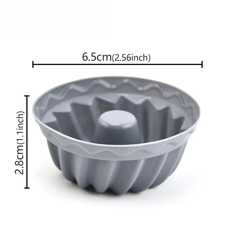12PCS Silicone Cake Mold Food Grade Baking Cake Baking Mold Kitchen Cooking Bakeware Making Diy Cake Baking Tool For Cakes