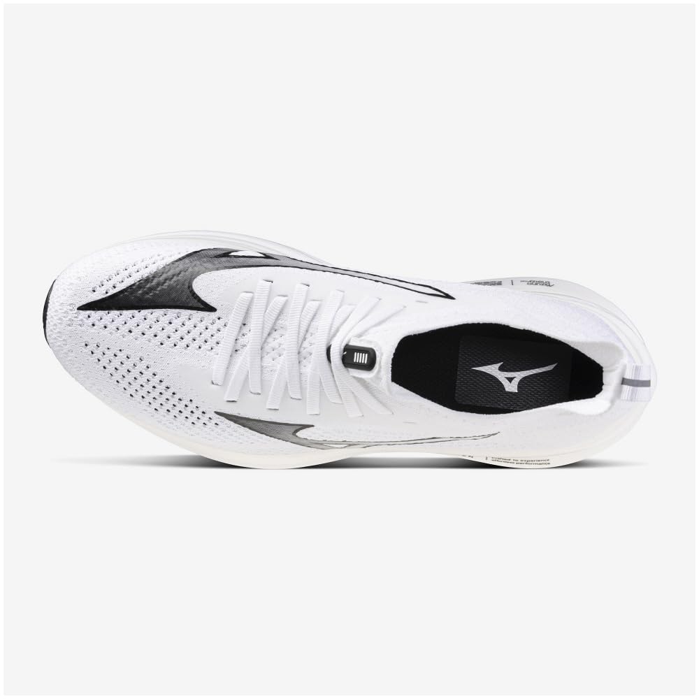 Mizuno Running Shoes NEO ZEN Jogging Marathon Training Sports Lightweight Resilient Thick Sole White x Black cm 2E 24.0
