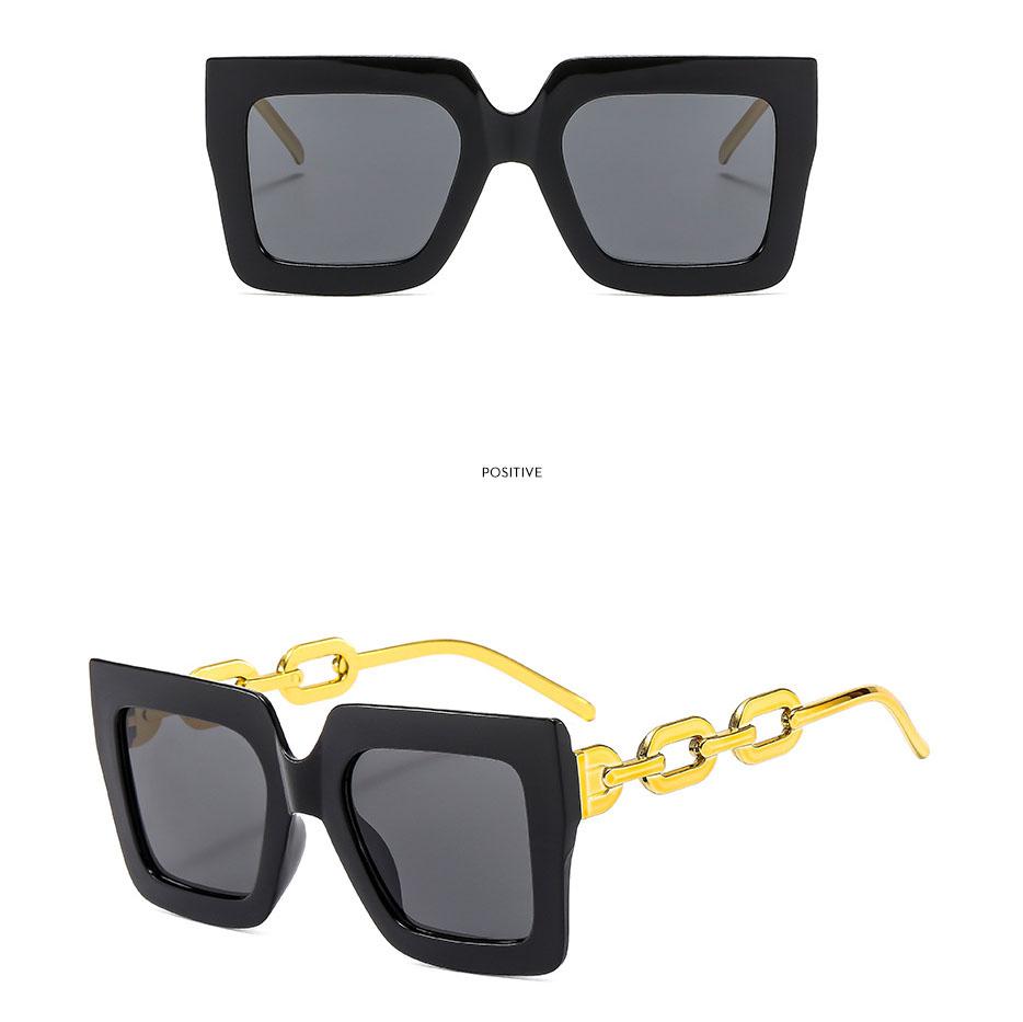 Ny mote stor ramme dame solbriller kjedeben online kjendis solbriller avanserte solbriller.