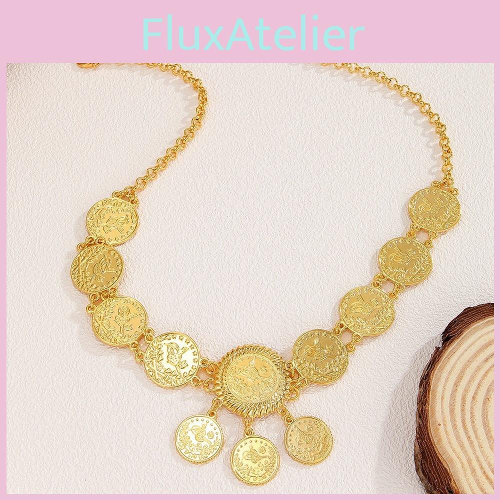 Geometric Gold Alloy Headchain For Women With Tassel Detail For Bridal And Seasonal Travel Gifts