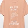 Pizza Diet Graphic T-Shirt, Funny Foodie Gift