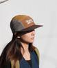 Lisjilain Oversized Two-Tone Mesh Nylon Camp Cap 103