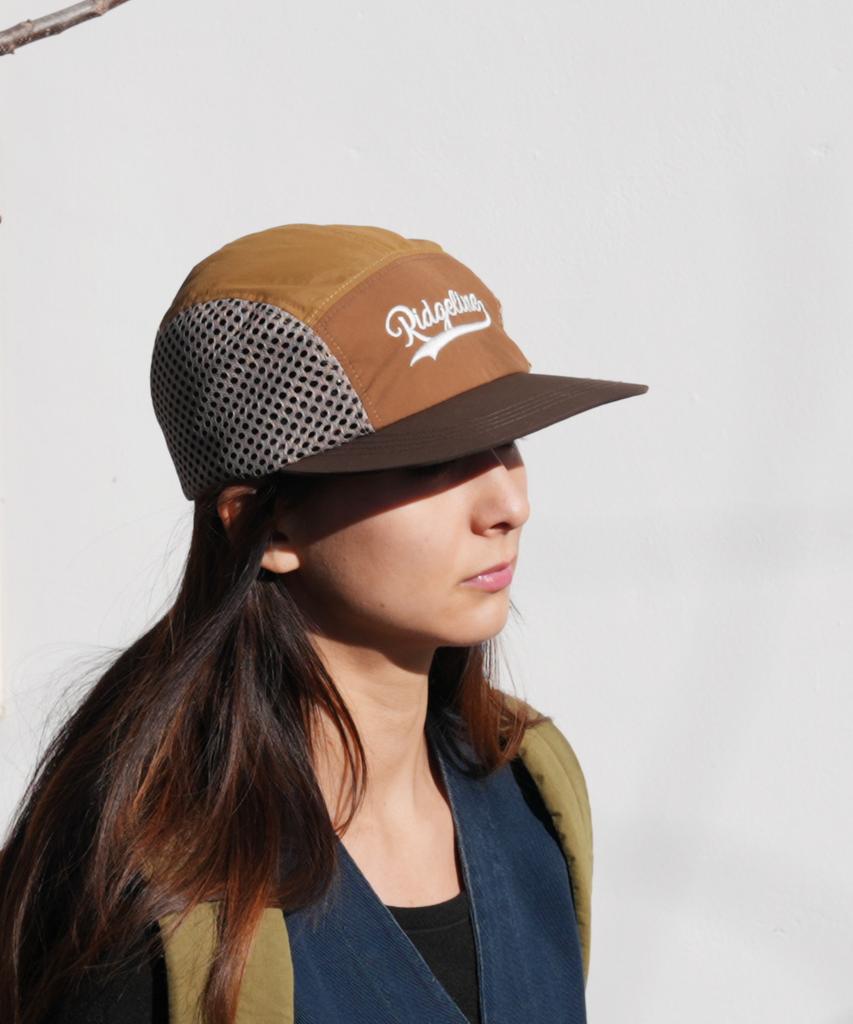 Lisjilain Oversized Two-Tone Mesh Nylon Camp Cap 103
