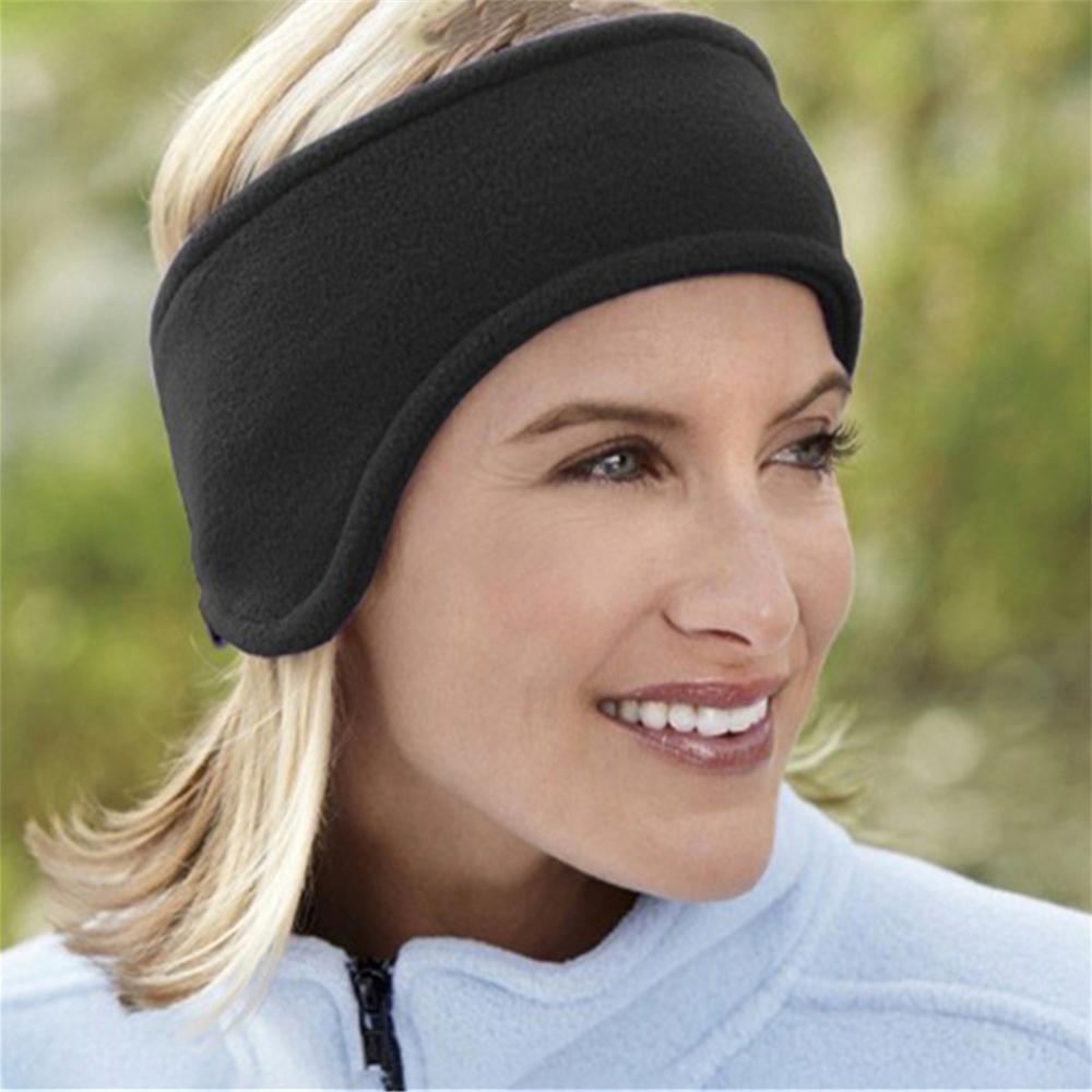 1PC Outdoor Soft Ear Warmer Headband Riding And Running Windproof Warm Fleece Ear Protection Hair Belt Headgear