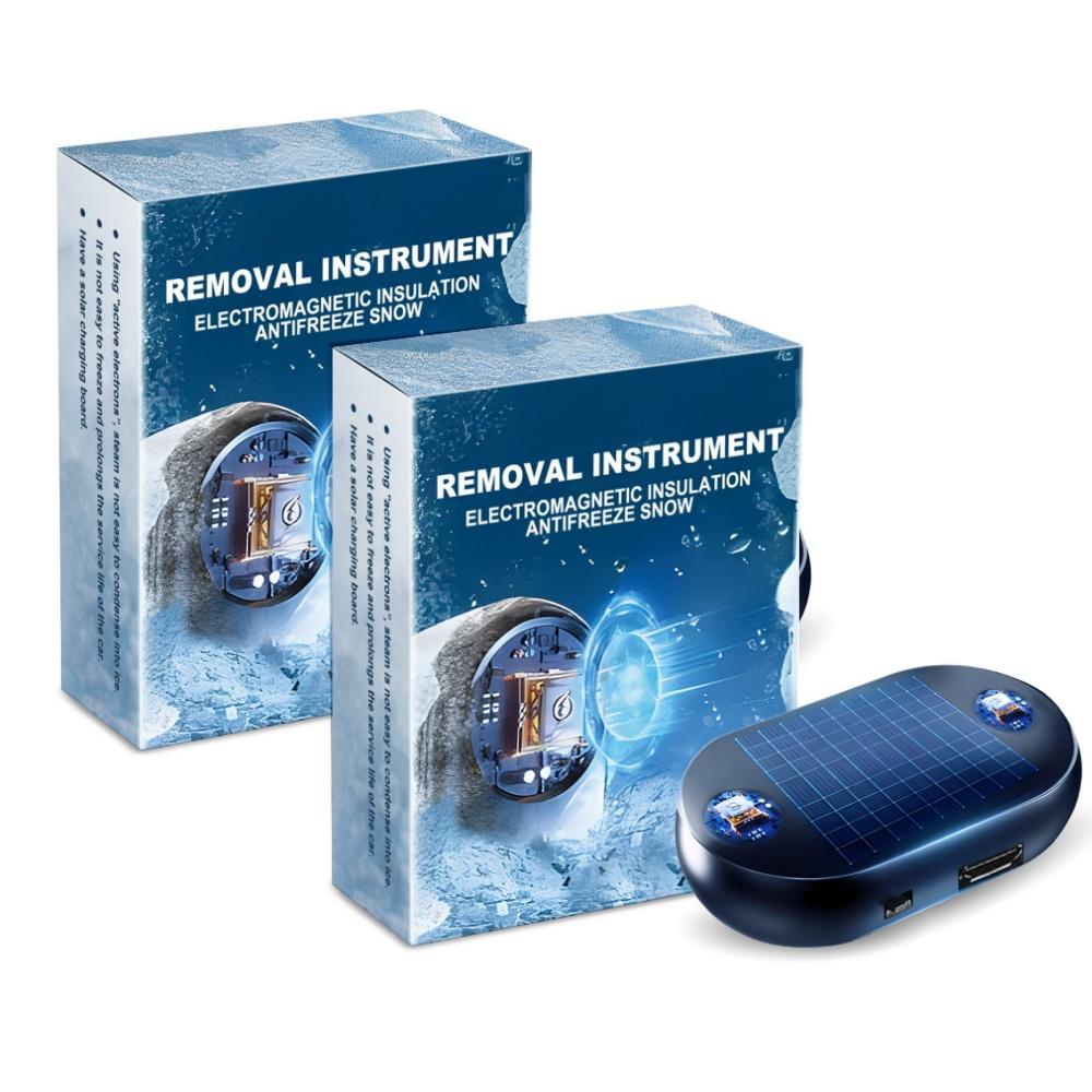 3PCS Car Electromagnetic Snow Device Windshield Quick Defrosting Snow Remover Portable Car Window Antifreeze Defrosting Device