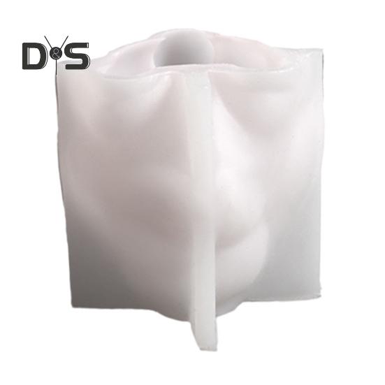 

Форма для пасхального кролика Гибкая силиконовая форма для свечи Кролик держит цветы Литейная форма для помадки Шоколадные конфеты Изделия из эпоксидной смолы белый