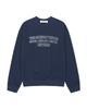 THEMUSEUMVISITOR Typogrphic Artwork Sweatshirt (Navy)