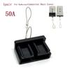 1 Pair 50AMP Forklift Power Connector Plug End Cap Inner Connector Dust Cover