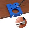 35mm Hinge Hole Drilling Guide Locator DIY Wood Furniture Door Cabinets Hinge Installation Drilling Jig  ABS Woodworking Tools