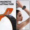 Magnetische Lusband voor Samsung Galaxy Watch 8/8 Classic Sport Siliconen Vervangingspolsband 46mm 40mm 44mm Geen Kieren Horlogeband