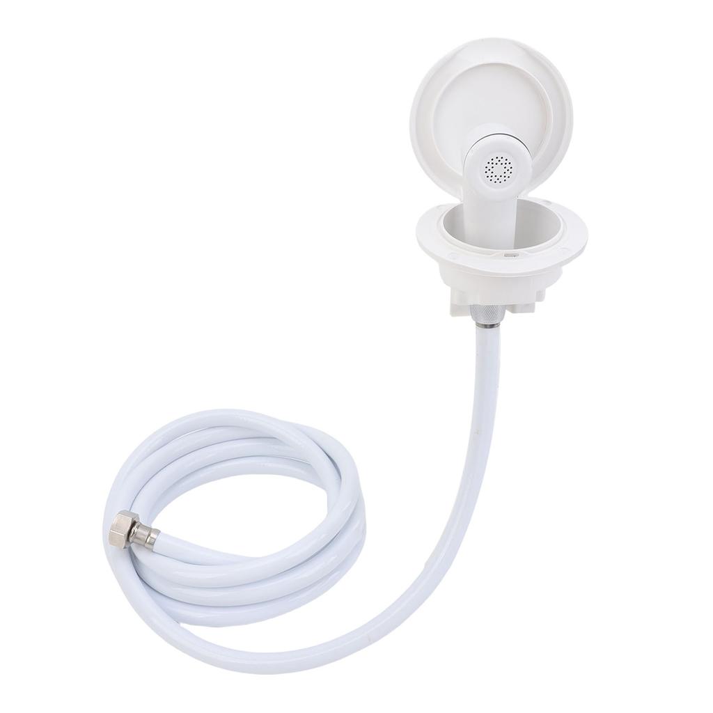RV Shower Trigger Head with Hose Water Saving Outdoor RV Shower Kit for Ships Yachts Mobile Home