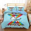 Chi'S Sweet Home Cat Duvet Cover Set , Girl Cute Cat Duvet Cover Bedding Set Comforter Cover For Boys Girls Children Teens Room