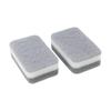 High Density Sponge 11 7 3 5cm Grey White for Easy For Kitchen Cleaning