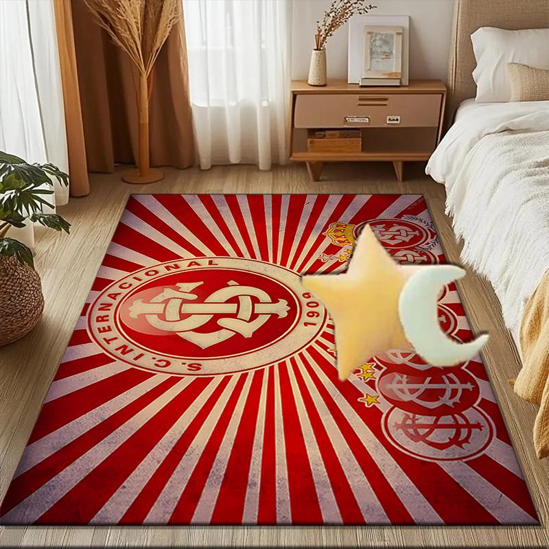 Intercontinental Football Crest Rug Game Carpet, Floor Mat for Bedroom Living Room Entryway Rug, Home Decor Idea Gift for Christmas birthday