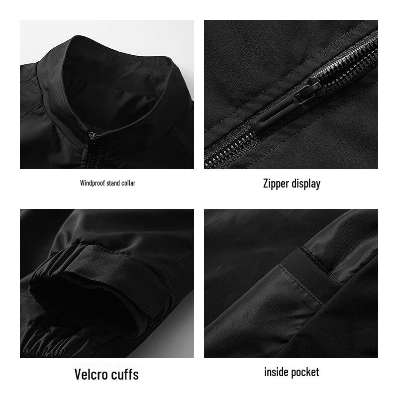 EASTERN CAMEL Men's Stand Collar Workwear Jacket