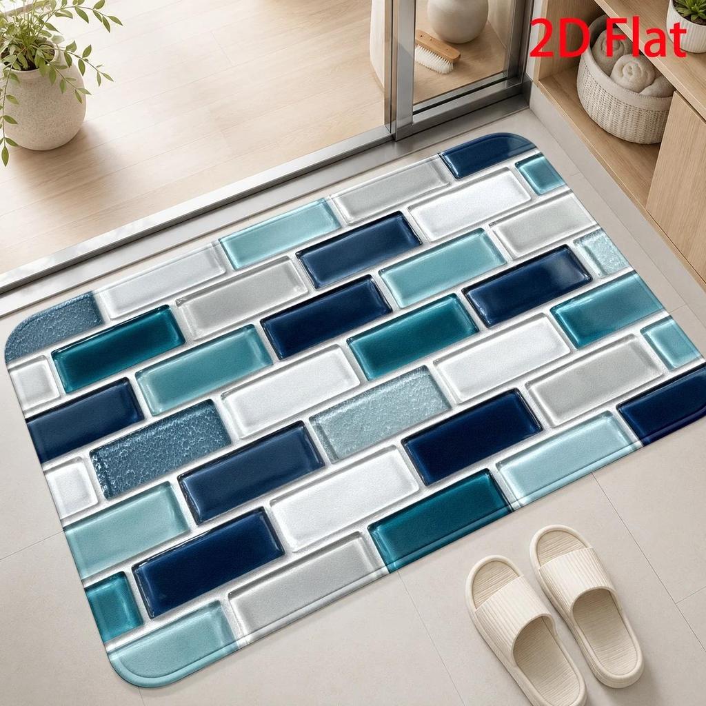 Colorful Cats Art Abstract Fun Doormat For Living Room Playful Animal Design Rug Floor Mat Pet Themed Gift