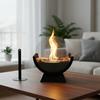 Contemporary Metal Fire Heater Space Saving Alcohols Fireplaces for Living Room Bedroom Home Heating Fireplaces Decoration