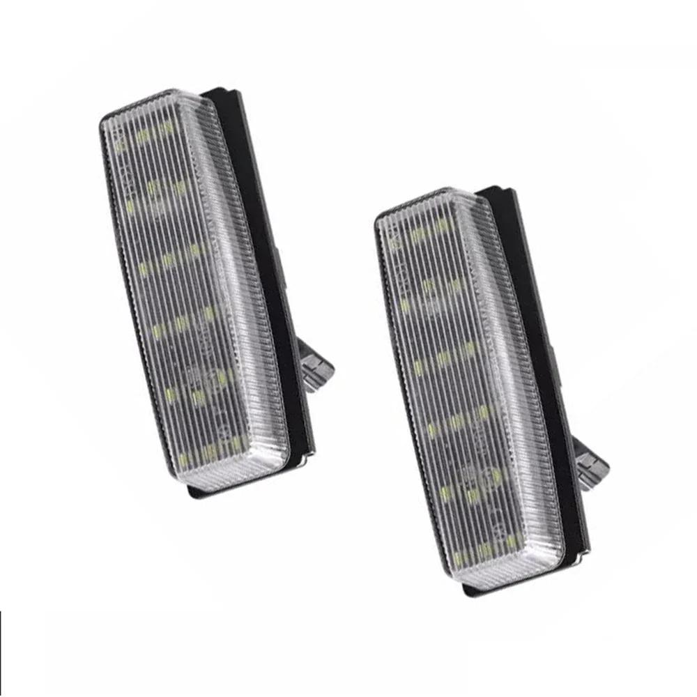 2pcs Clear Lens LED License Plate Lamp Register Number Plate Light For Miata MX-5 2006-2015