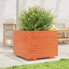Plant Pot Wax Brown 60 X 60 X 49.5 Cm Solid Pine Wood