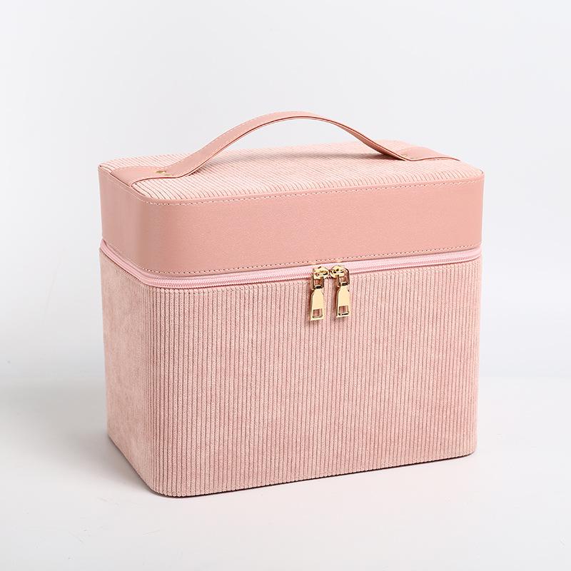 Large Capacity Minimalist Makeup and Toiletry Case for Professional Artists