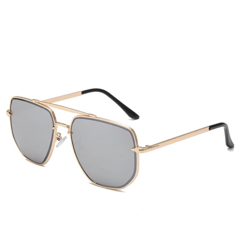 

New Fashion Sunglasses Cool Men Vintage Brand Design Metal Sun Glasses Women Shades UV400 Oculos De Sol As Picture